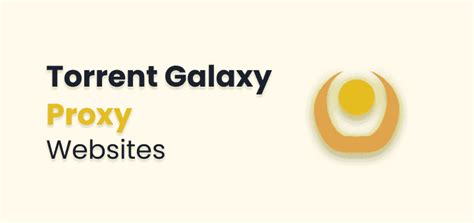 torrentgalaxy proxy 2022.